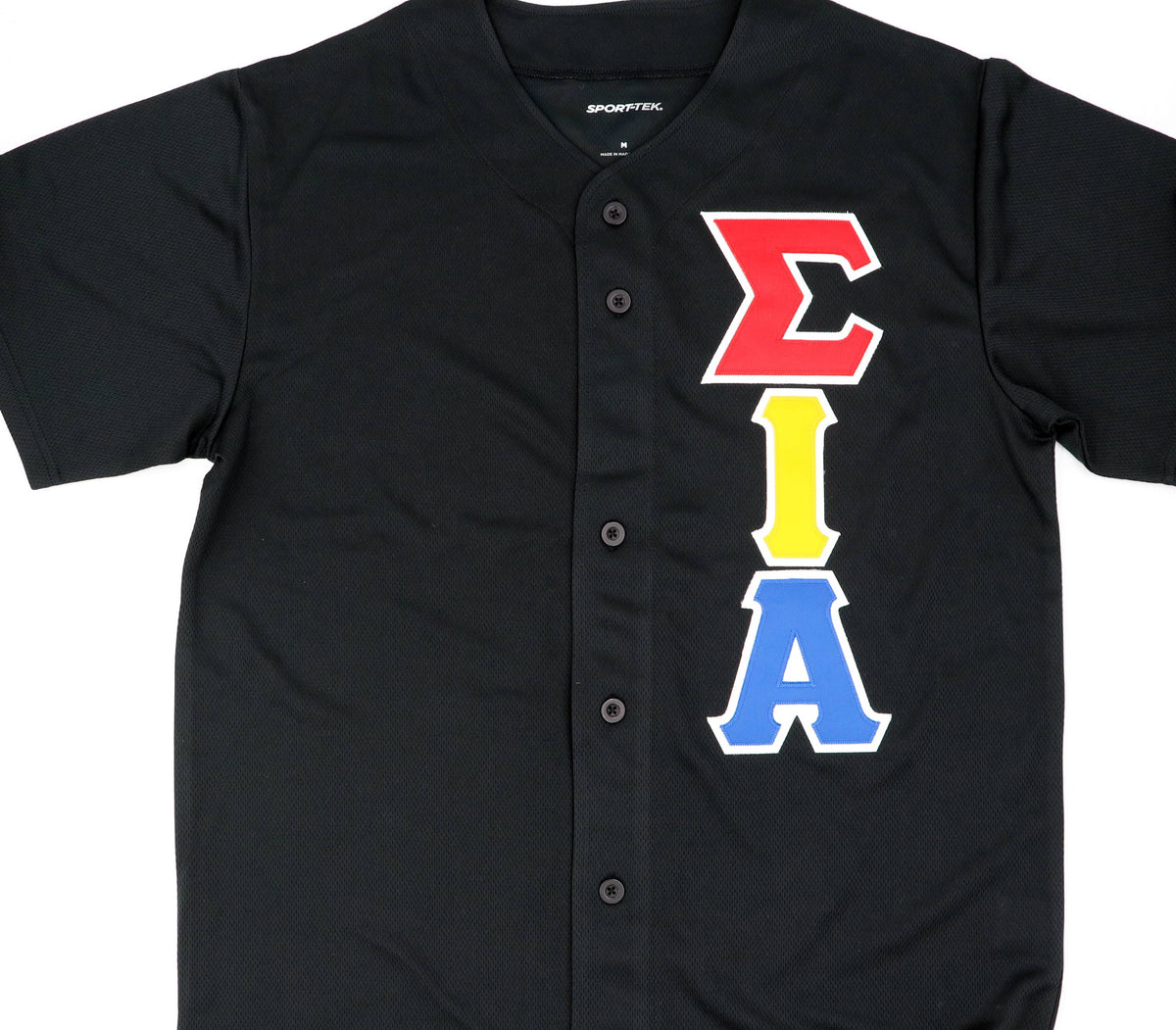 baseball jersey greek letters