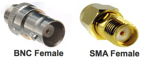 BNC Female SMA Male Adapter