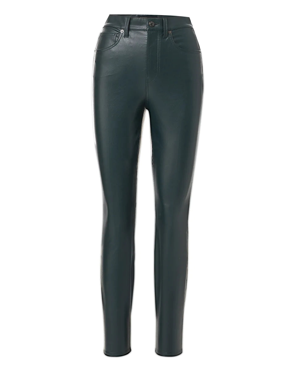 MAERA EXTRA HIGH RISE SKINNY IN EMERALD