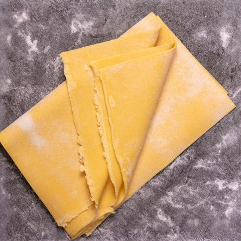 Durum lasagna sheet