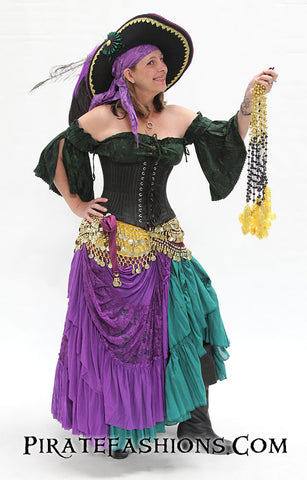 Mardi Gras Lady Pirate