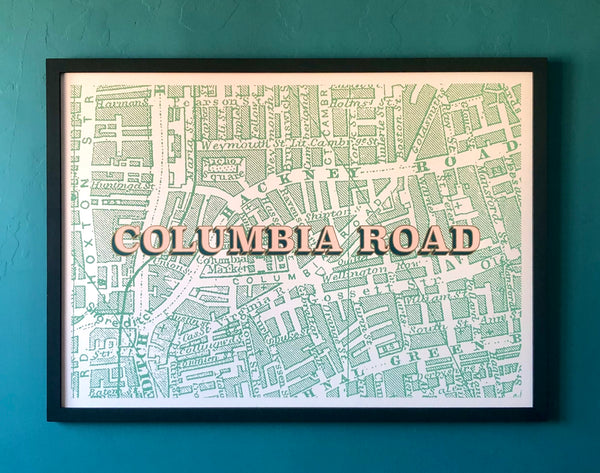 Columbia Road Screen print by Planet Patrol