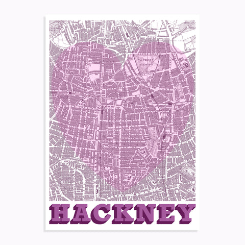 Hackney screenprint