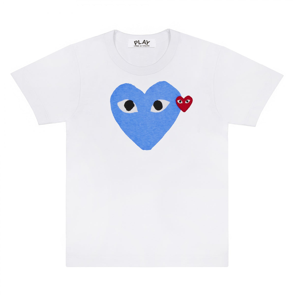Play Comme des Garçons T-Shirt - White / Blue Heart – COMME des GARÇONS  Germany