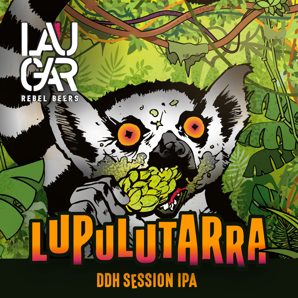 Laugar LUPULUTARRA - DDH Session IPA (lata 44cl, pack de 4 latas) - Laugar Brewery