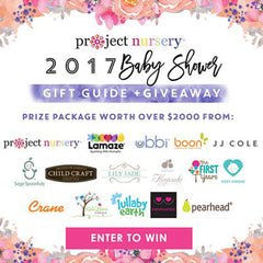 Project Nursery baby shower giveaway with Pearhead