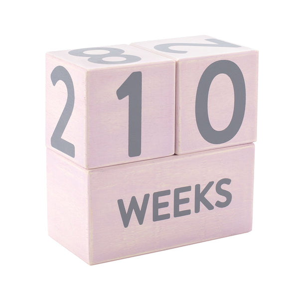 milestone wooden blocks