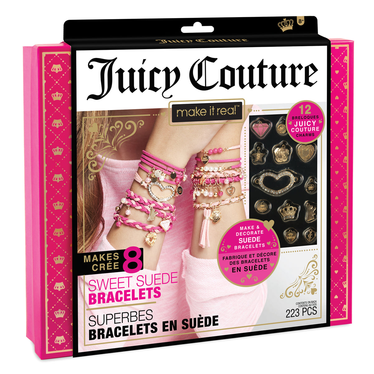 Make It Real - Juicy Couture Mini Chains and Charms - DIY Charm Bracel