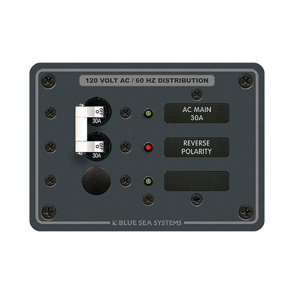 Blue Sea 8029 AC Main +1 Position Breaker Panel (White Switches)