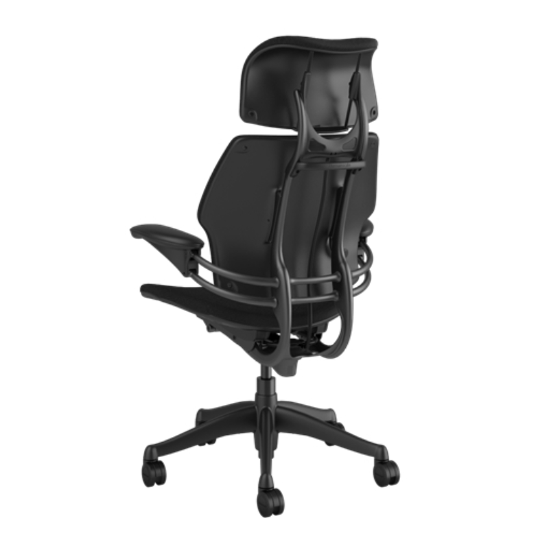 humanscale freedom leather task chair with headrest