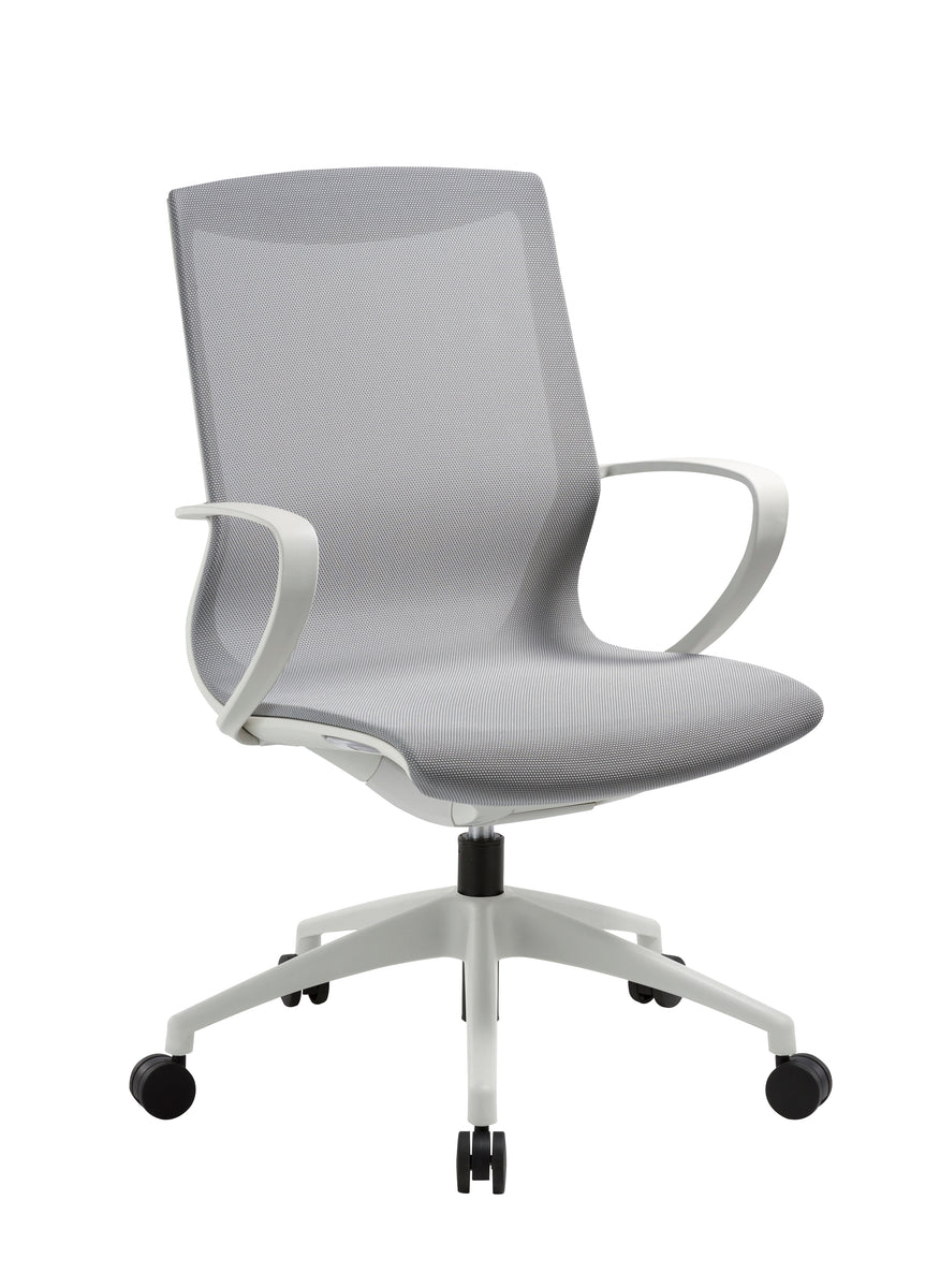 white mesh desk chair