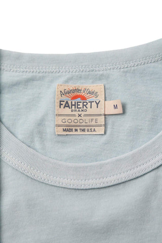 Faherty x Goodlife Beach Tee - White Nantucket