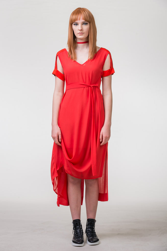 MILD RED summer dress