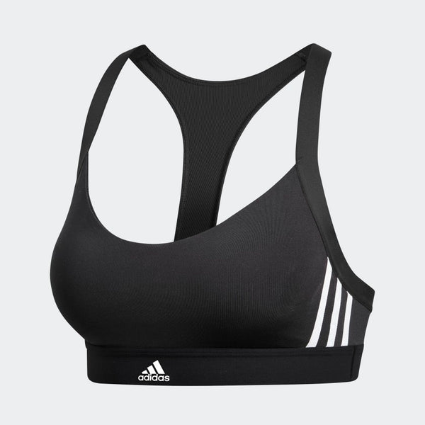 adidas ALL ME 3-STRIPES Training Bra | Black-White | Women's | stripe 3  adidas