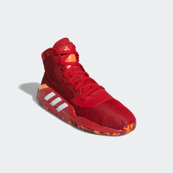 adidas PRO BOUNCE 2019 Basketball Shoes | Power Red-Orange | Men's | stripe 3 adidas