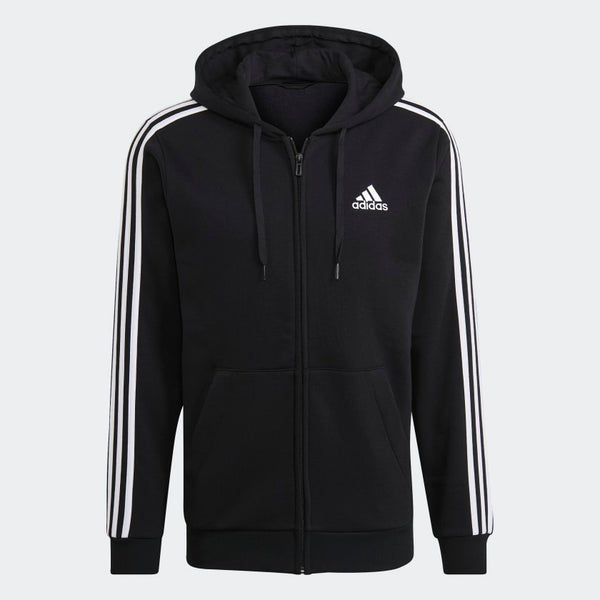 adidas FLEECE 3-STRIPES Full-Zip Hoodie | Men | stripe 3 adidas