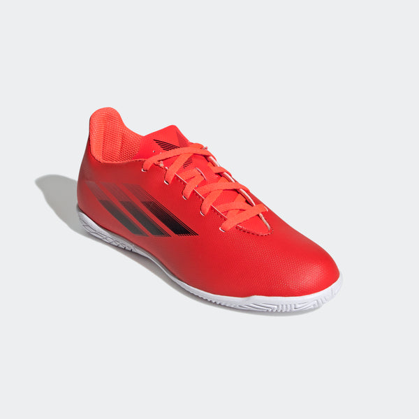 candidato Ninguna Destreza adidas Jr. X SPEEDFLOW.4 Kid's Indoor Soccer Shoes | Red | Unisex | stripe  3 adidas