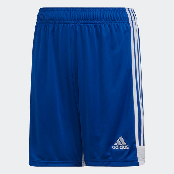 adidas TASTIGO 19 Soccer Shorts | Royal Blue | Youth | stripe 3 adidas