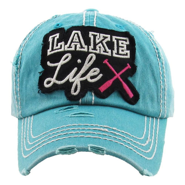 lake life ball cap