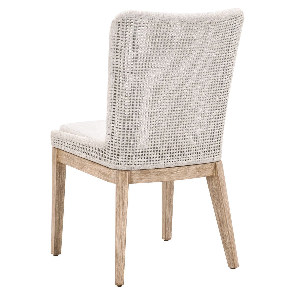 white mesh dining chairs