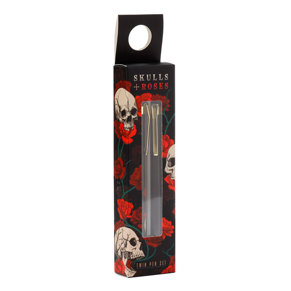 Skulls & Roses Pen Twin Set PENS20-0