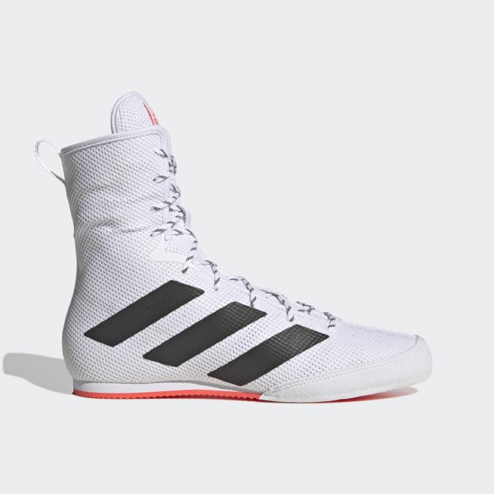 adidas white and gold boxing boots