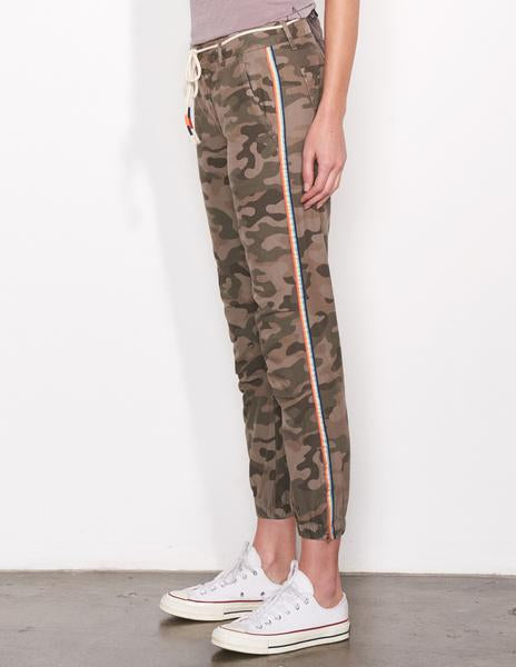 sundry camo zip jogger