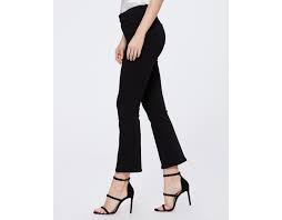 paige colette crop flare black