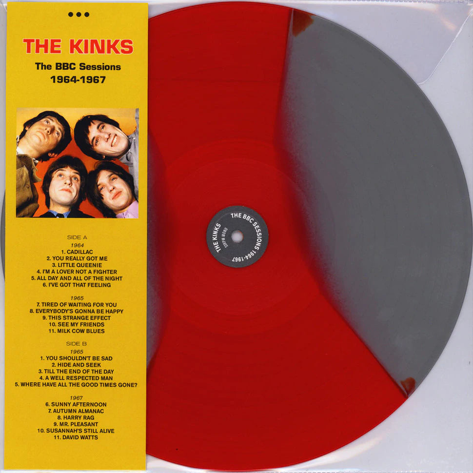 The Kinks - The BBC Sessions 1964-1967 LP (Grey + Red Tricolor Vinyl,  Limited to 500)