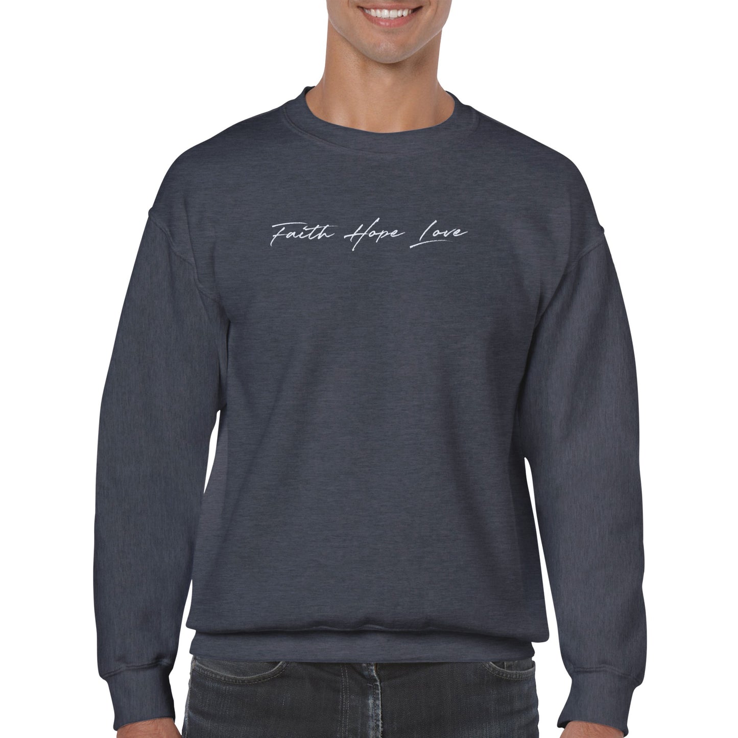 Faith Hope Love - Unisex Crewneck Sweatshirt