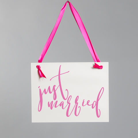 Just Married Banner