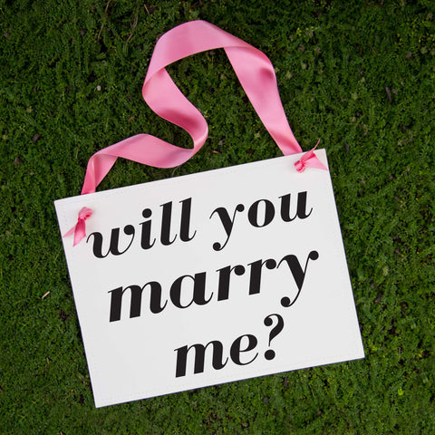 Will You Marry Me Sign