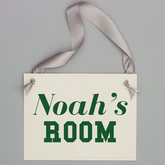Personalized Room Sign