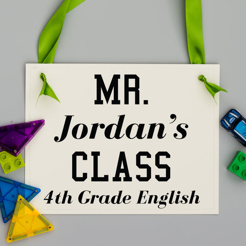 teacher classroom sign