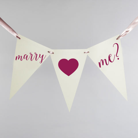 Marry Me Bunting