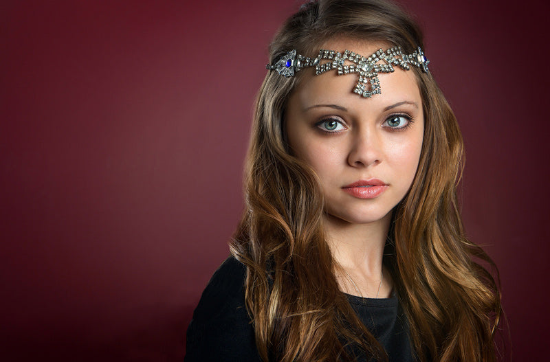 Art Deco Rhinestone Headpiece