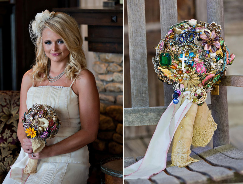 Brooch Bouquets By The Ritzy Rose Lookbooks Of Real Weddings And Shoots