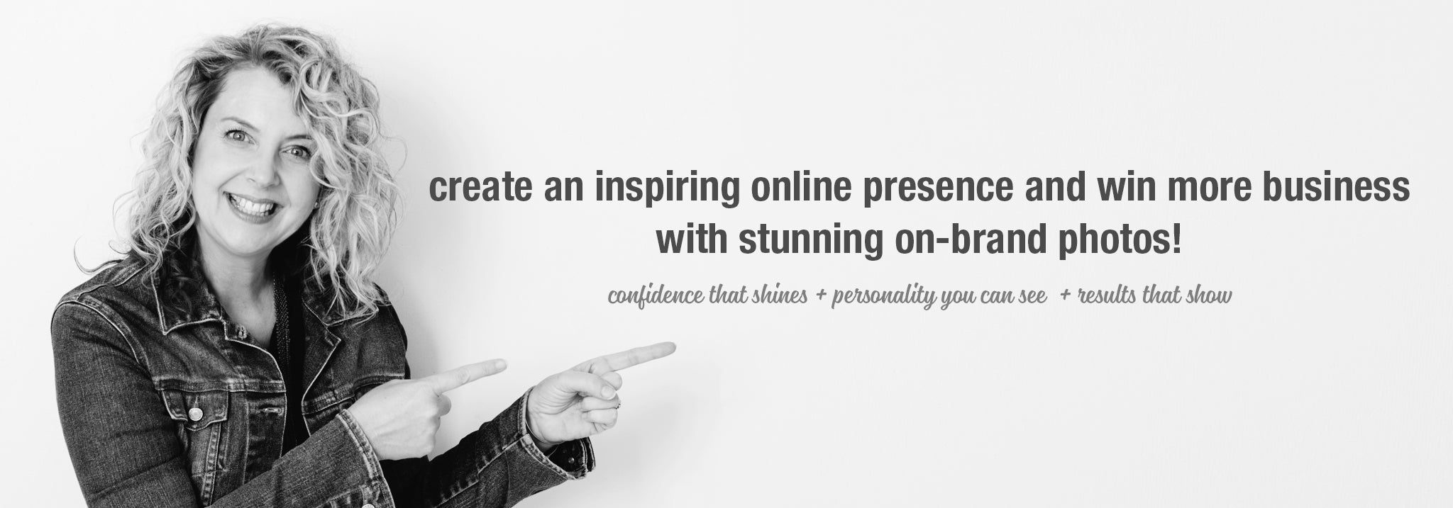 Create an amazing online presence with personal brand photos, content social media shots and website images