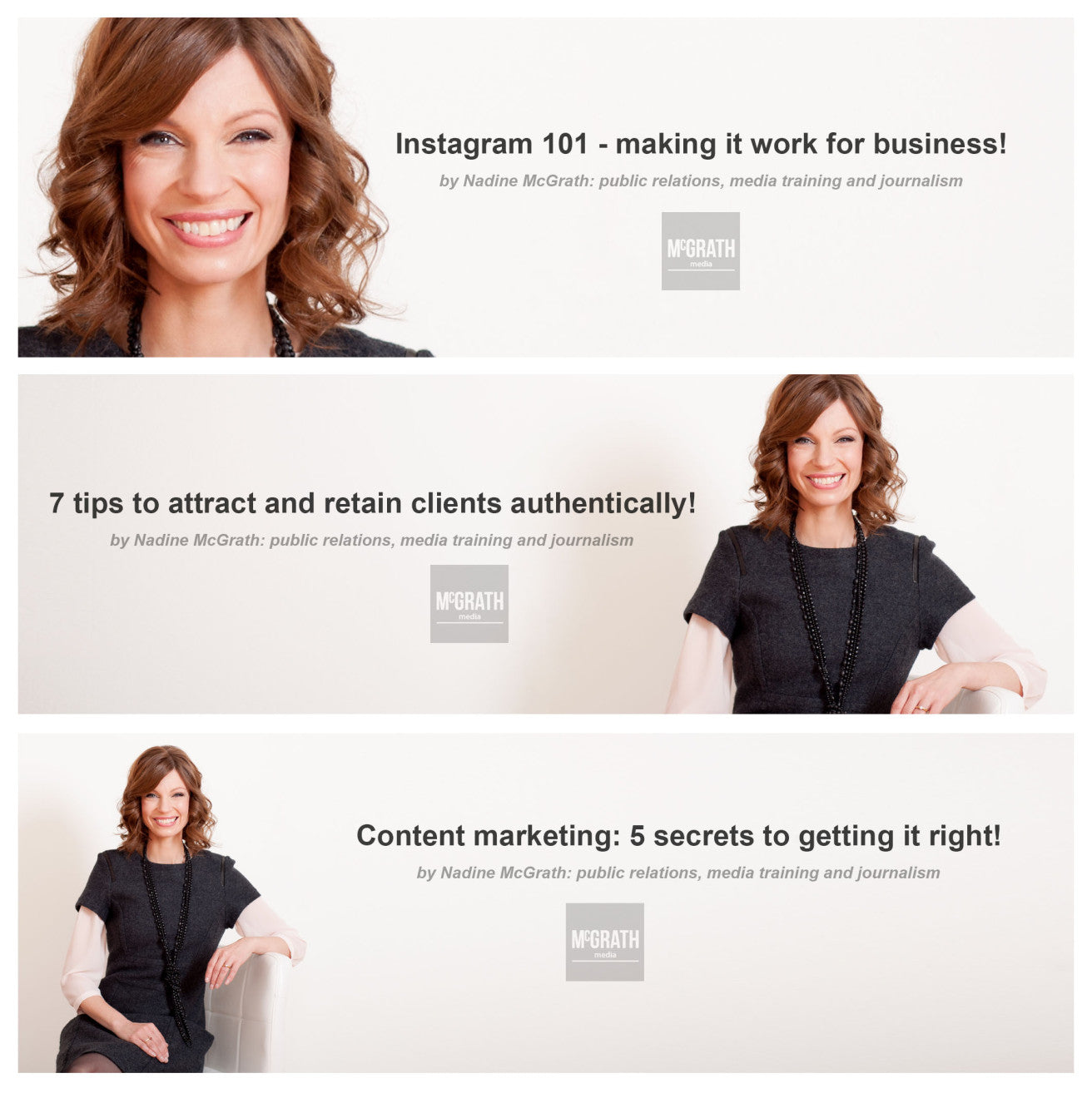 How to use a personal brand photo or head shot more times