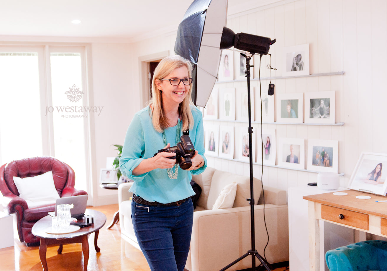 Behind the scenes personal brand photography studio in Brisbane