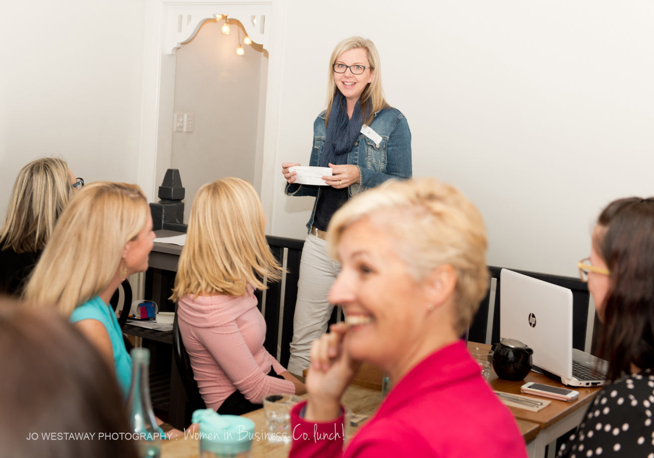 Hosting WIBCo business networking event - Jo Westaway on brand photography