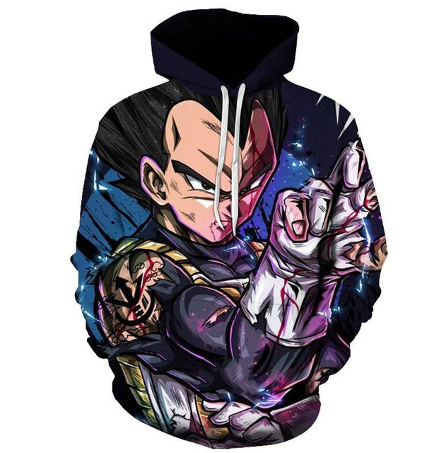 dragon ball z vegeta hoodie