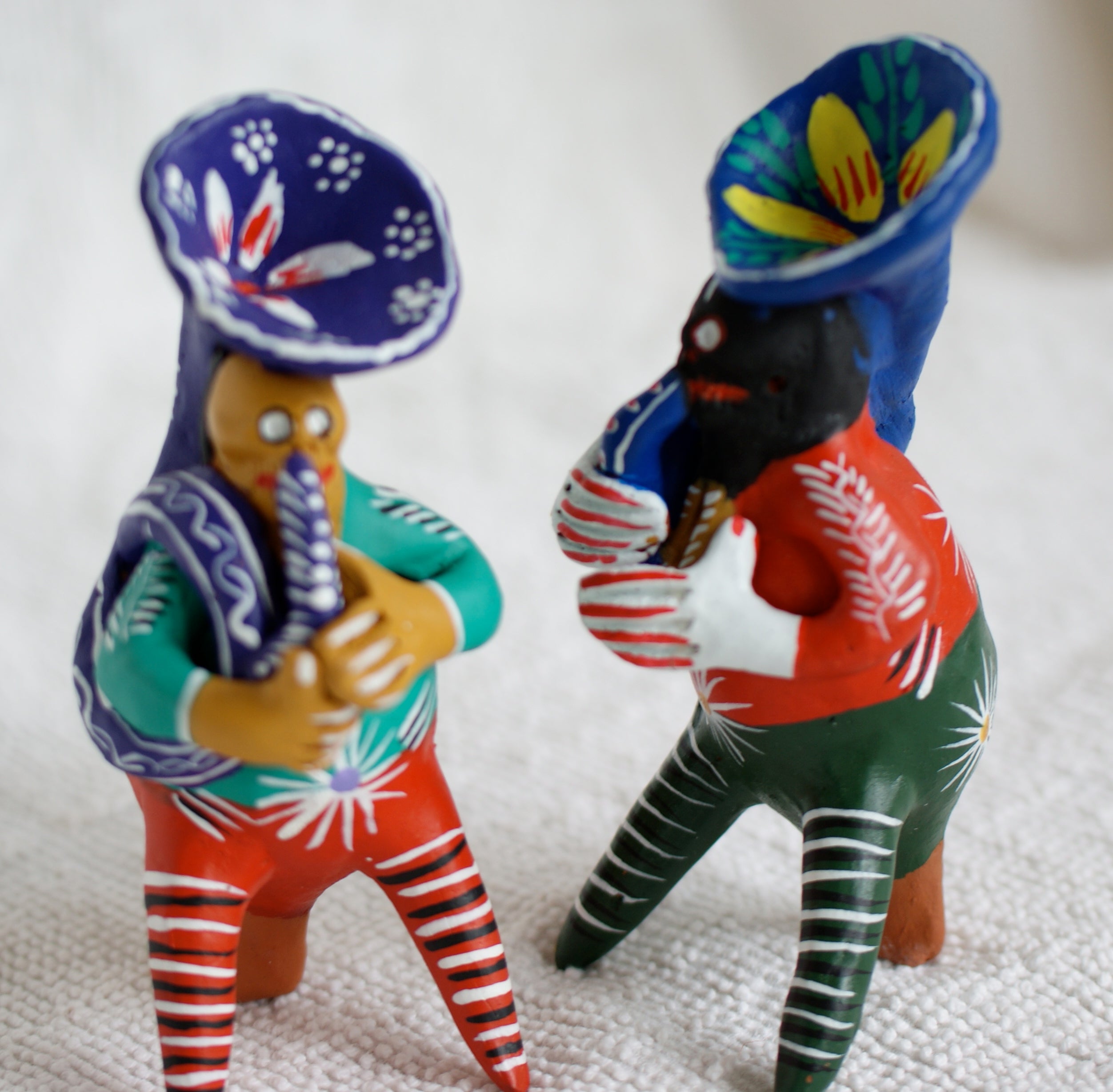 Clay Ocumicho, Mexico Folk Art Figures