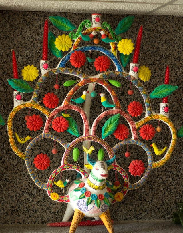 Heron Martinez Tree of Life, Zinnia Folk Arts