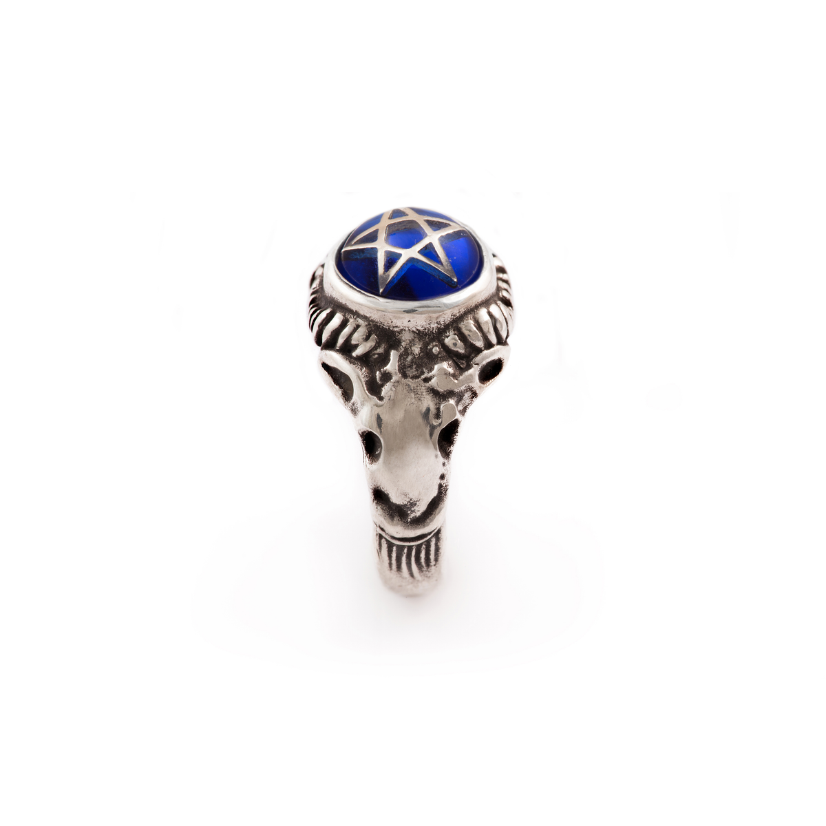 Midnight Blue Baby Devil Heart Ring