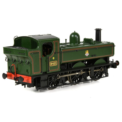 Image of BRANCHLINE OO Class 64xx 6421 0-6-0 Pannier Tank BR Lined Green (Early Emblem)