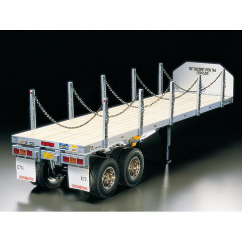 Image of TAMIYA Flatbed Semi-Trailer for 1/14 RC Truck