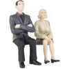 SCENECRAFT G Scale Sitting Man and Woman 1/22.5