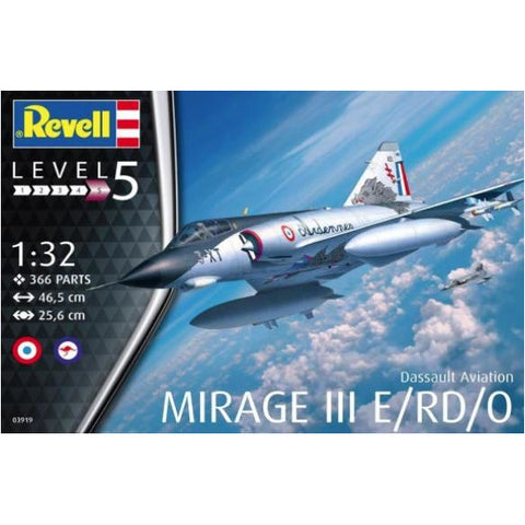 REVELL 1/32 Dassault Mirage III E (Aust Decals)