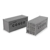 BRANCHLINE OO 20ft Containers'Cosco' (x2)